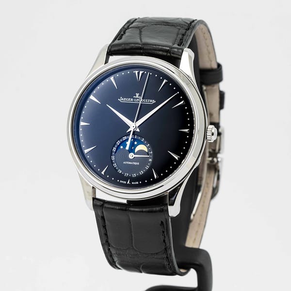 Preowned Jaeger-LeCoultre Master Ultra Thin Moon Black Dial