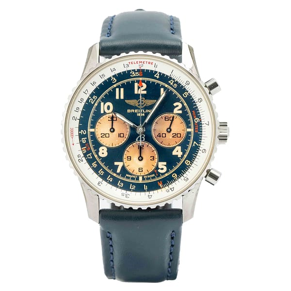 Preowned Breitling Navitimer Chronograph Copper-Eyed Blue Dial