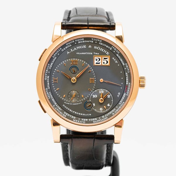 A. Lange & Sohne Lange 1 Timezone Anthracite Dial Rose Gold 41.9mm