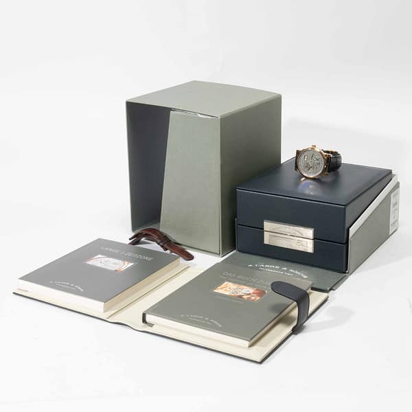 A. Lange & Sohne Lange 1 Timezone Anthracite Dial Rose Gold 41.9mm