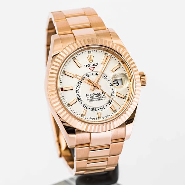 Rolex Sky-Dweller Intense White Dial Rose Gold 42mm (336935