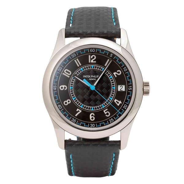 Patek Philippe 6007G-011 Calatrava Sky Blue Dial Accents Self