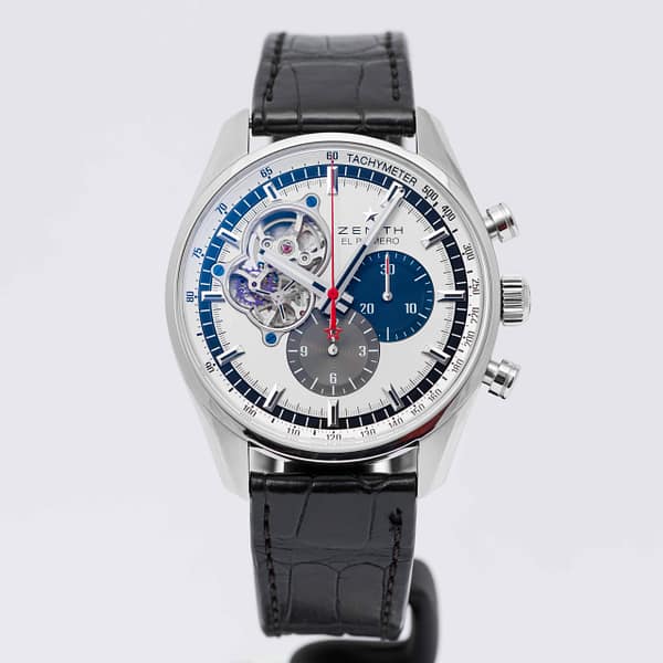 N Preowned Zenith El Primero Chronomaster Open Stainless Steel 42mm