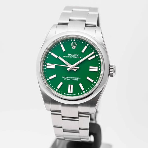 Rolex Oyster Perpetual 41 Green Dial Stainless Steel 41mm (134300