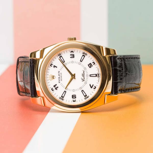 Rolex Cellini Cestello White Dial Yellow Gold 36mm (M5330/8-0001