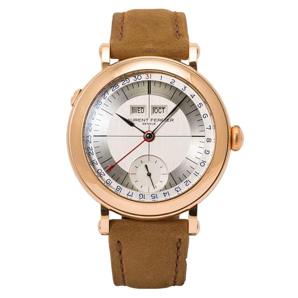 Preowned Laurent Ferrier Ecole Annual Calendar Opaline Dial Rose