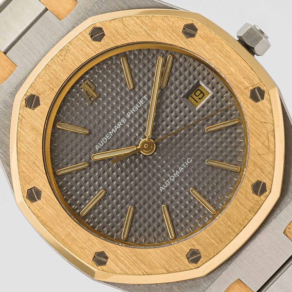 Audemars Piguet Royal Oak Grey Dial Two-Tone Yellow Gold and