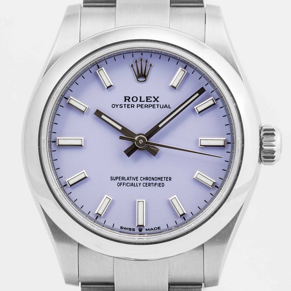 Rolex Oyster Perpetual 31 Lavender Dial Stainless Steel 31mm
