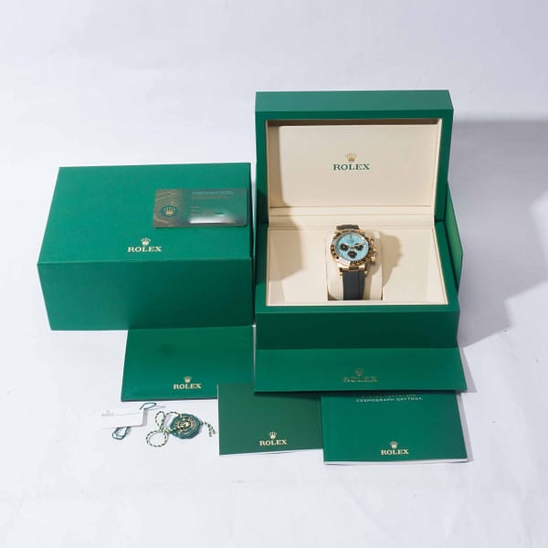 Rolex Cosmograph Daytona Turquoise Dial Yellow Gold 40mm (126518LN