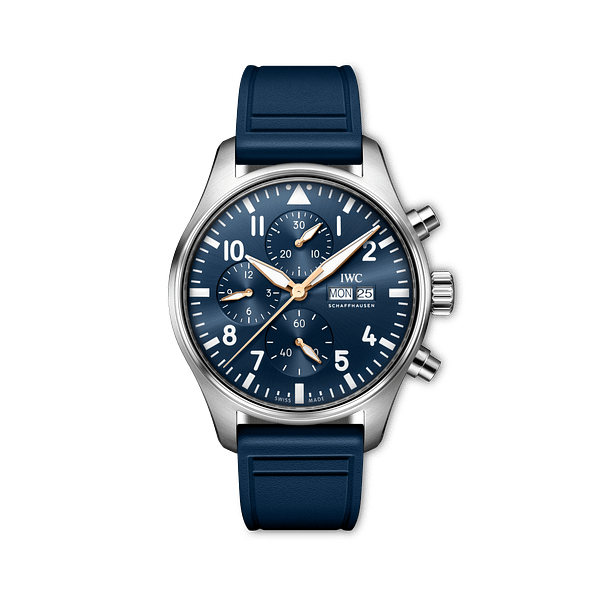 IWC Pilot's Watch Chronograph Le Petit Prince 43MM Steel Blue