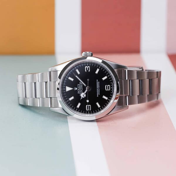 Rolex Explorer Black Dial Stainless Steel 36mm (114270) — Shreve