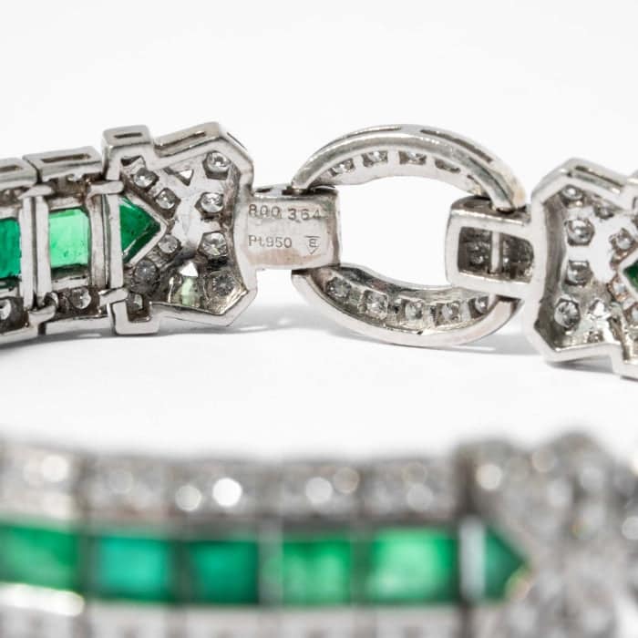 carat Emerald Diamond Bracelet (Platinum) — Shreve, Crump Low