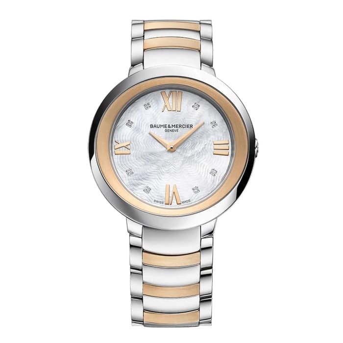 Baume & Mercier Promesse 34mm Steel & Rose Gold (10252) — Shreve