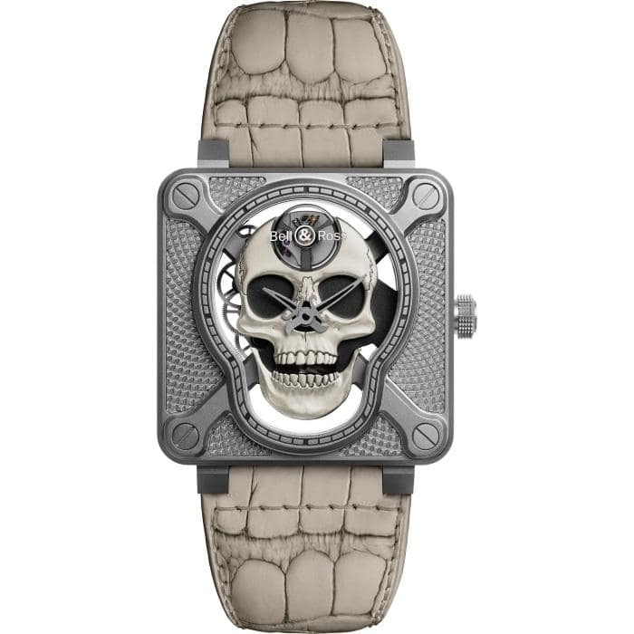Bell & Ross BR01 Limited Edition Laughing Skull Skeleton 46mm