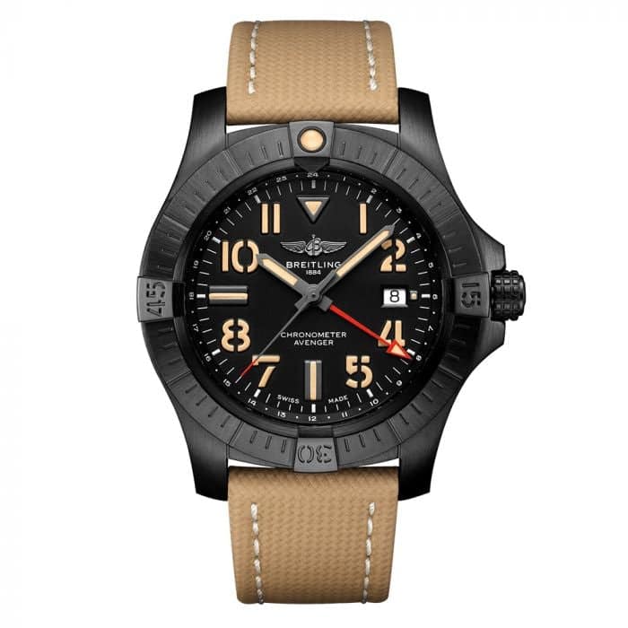 Breitling Avenger Automatic GMT 45mm Night Mission Black Titanium