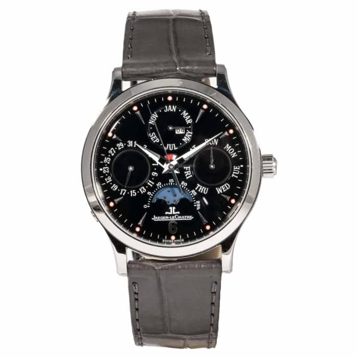 Jlc Perpetual Calendar 37mm Pre-owned Jaeger-LeCoultre Master