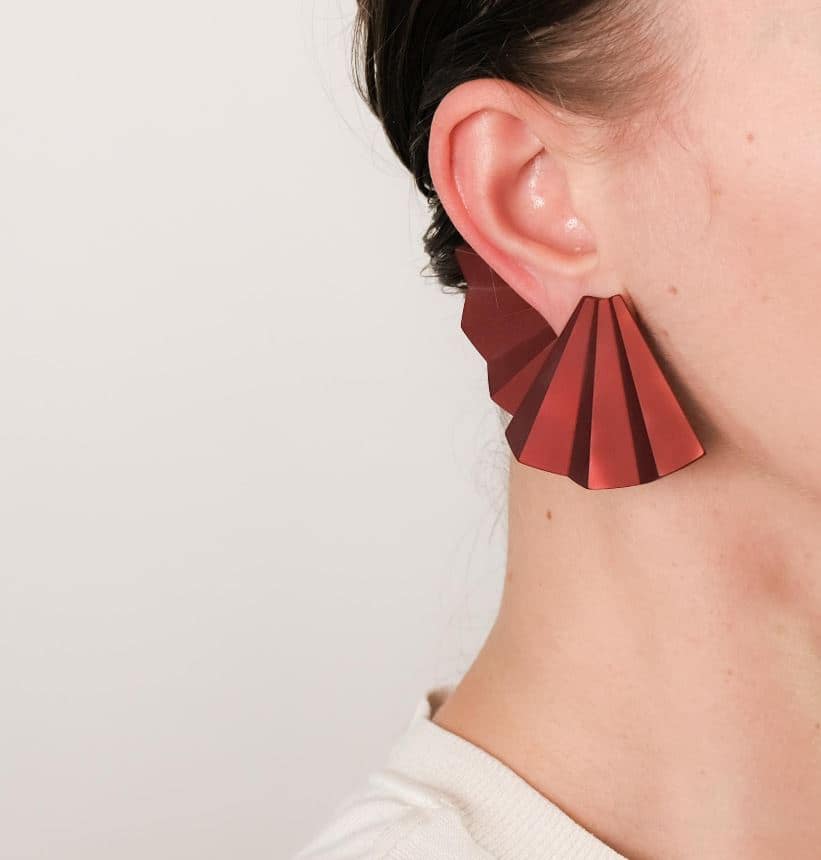 Jar Jewelry Designer Joel Arthur Rosenthal JAR Paris Red Fan