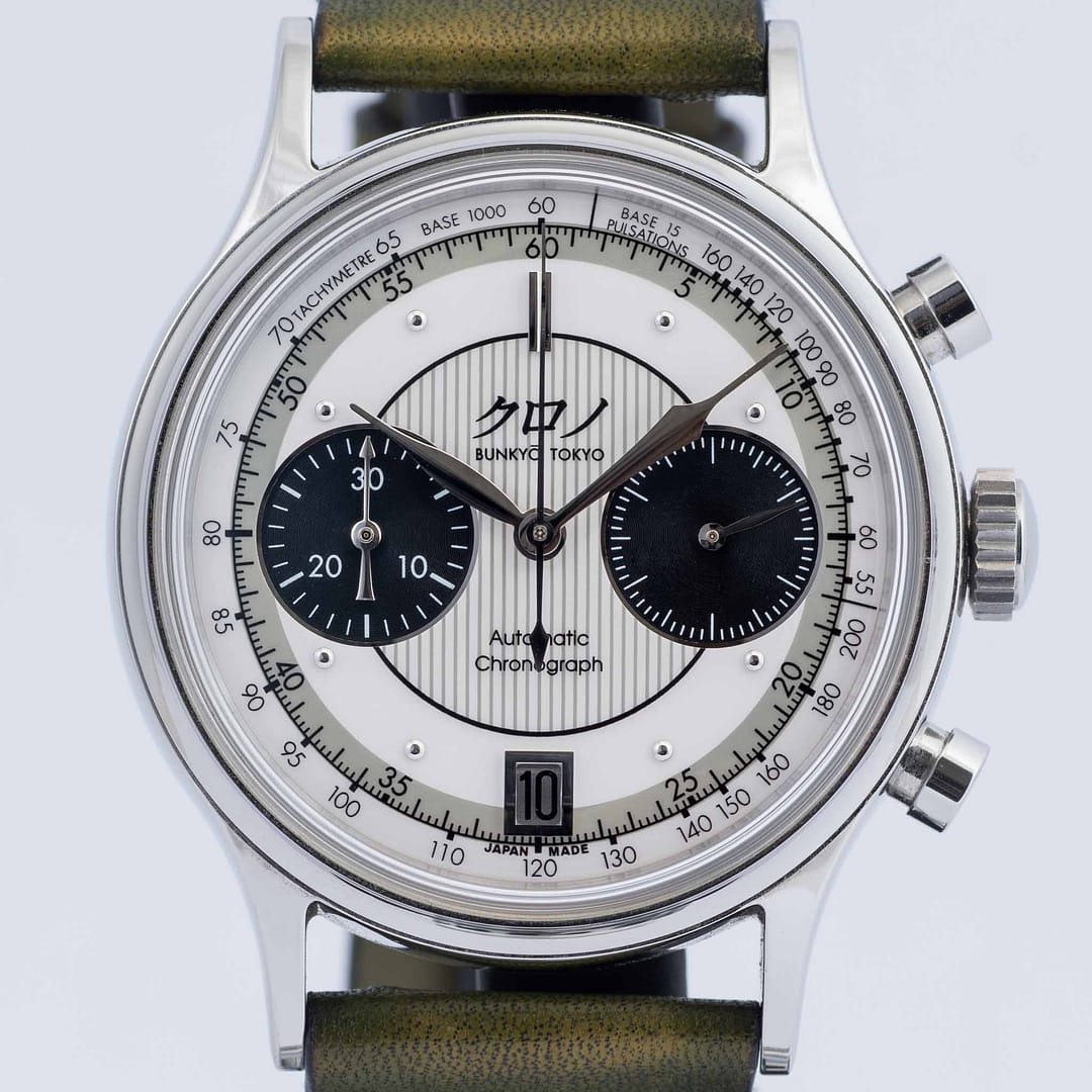 ノワール Kurono Tokyo Chronograph 1 Panda Dial L.E. (68 pces) Stainless