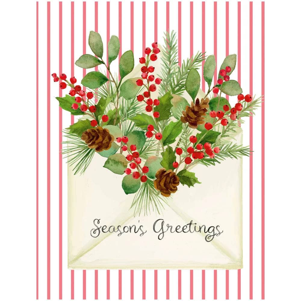 Seasons Greetings Greeting Cards Set Of 16 — Shreve Crump And Low 5344