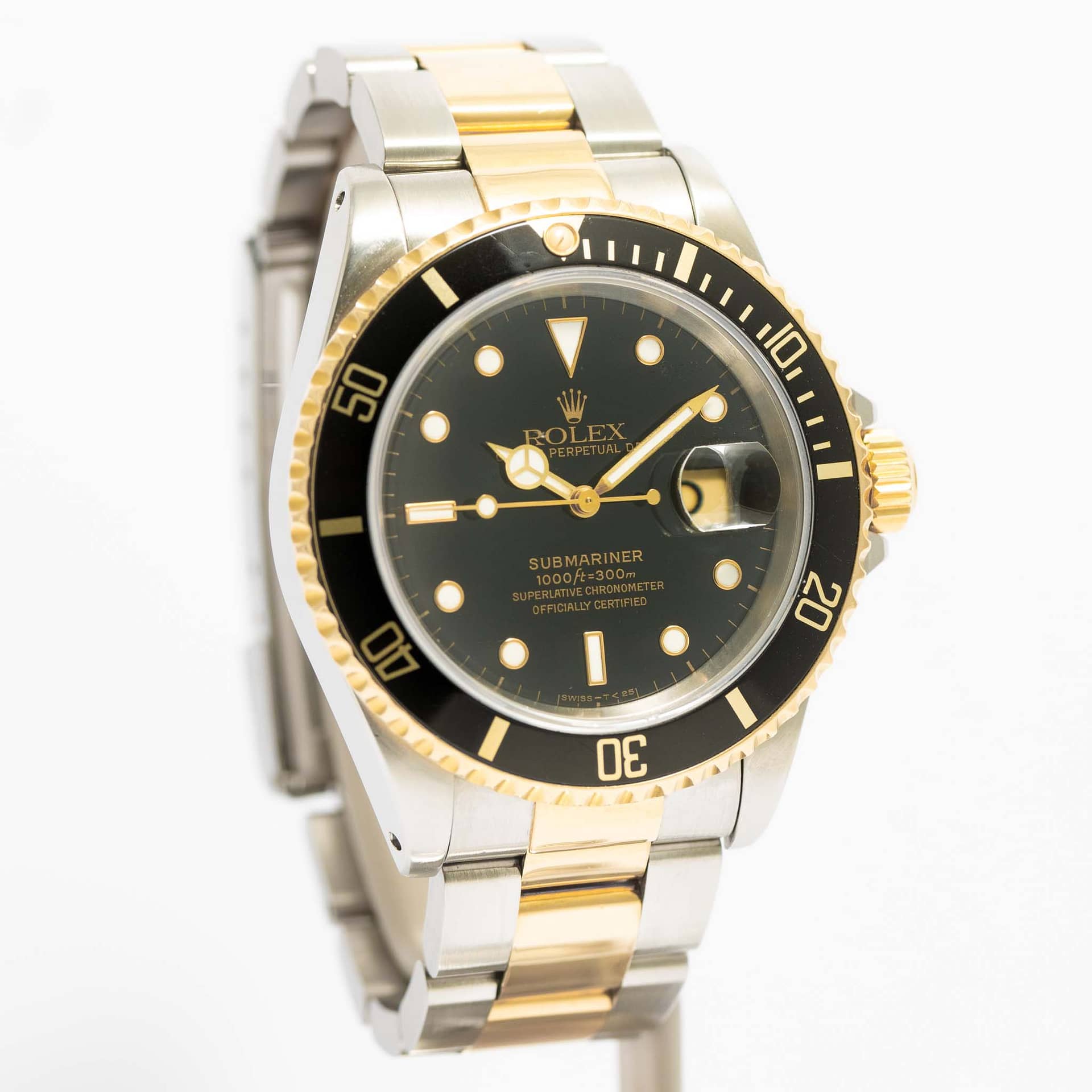 Rolex Date Two-Tone Yellow Gold and Steel 40mm (16613) — Shreve, Crump & Low