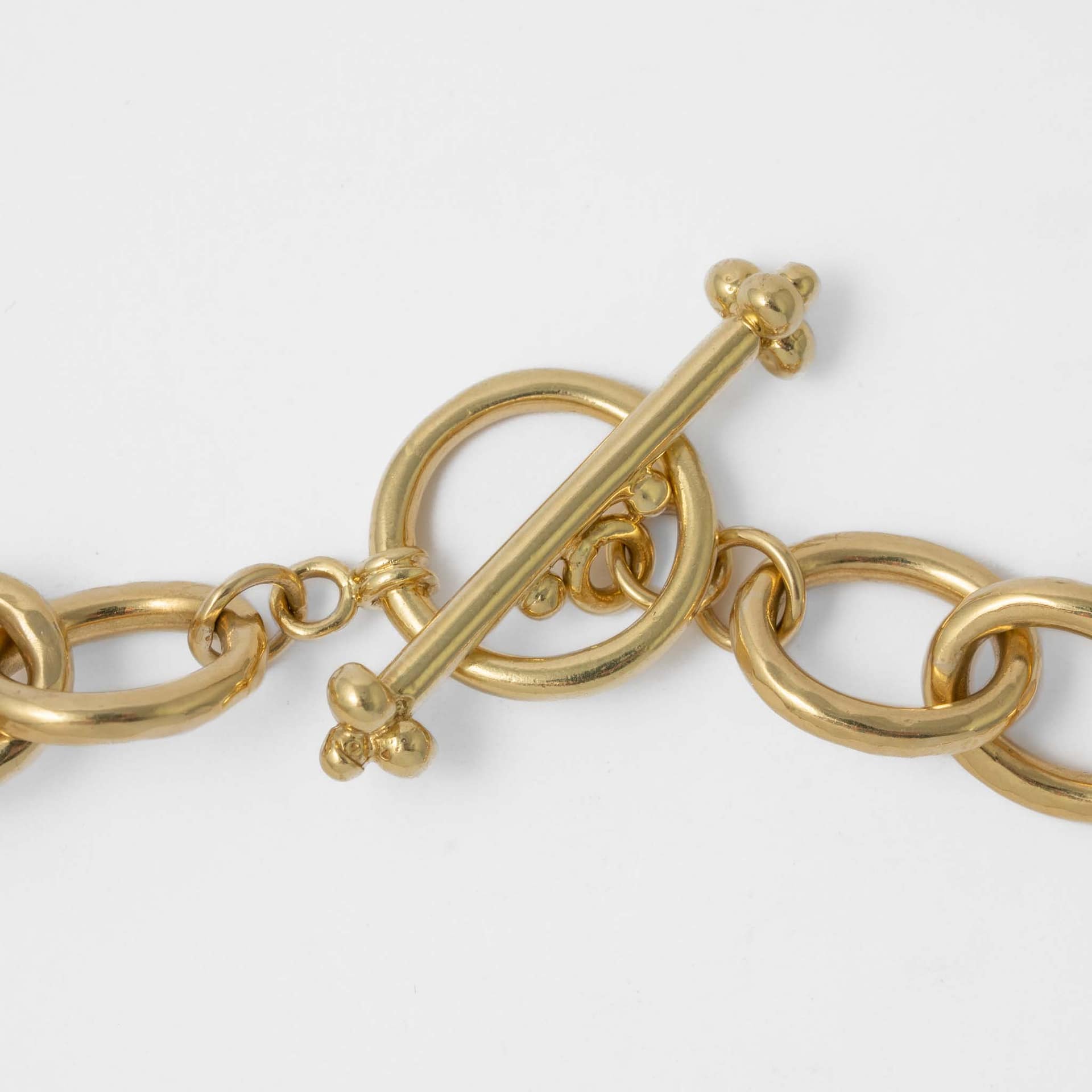 Classic Yellow Gold Oval Link Necklace — Shreve, Crump & Low