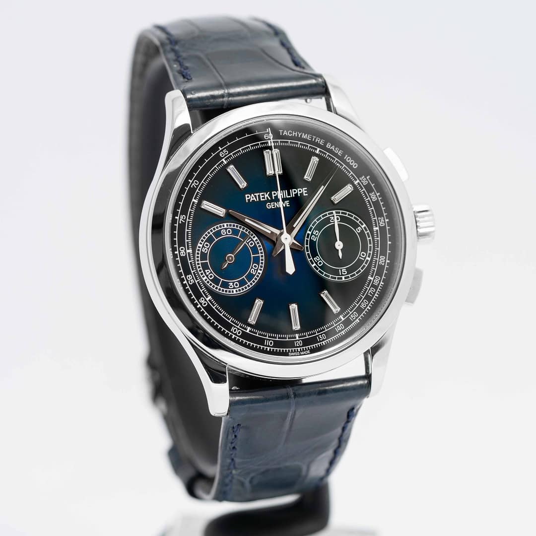 Patek Philippe 5170P-001 Chronograph Gradient Blue Diamond Platinum ...