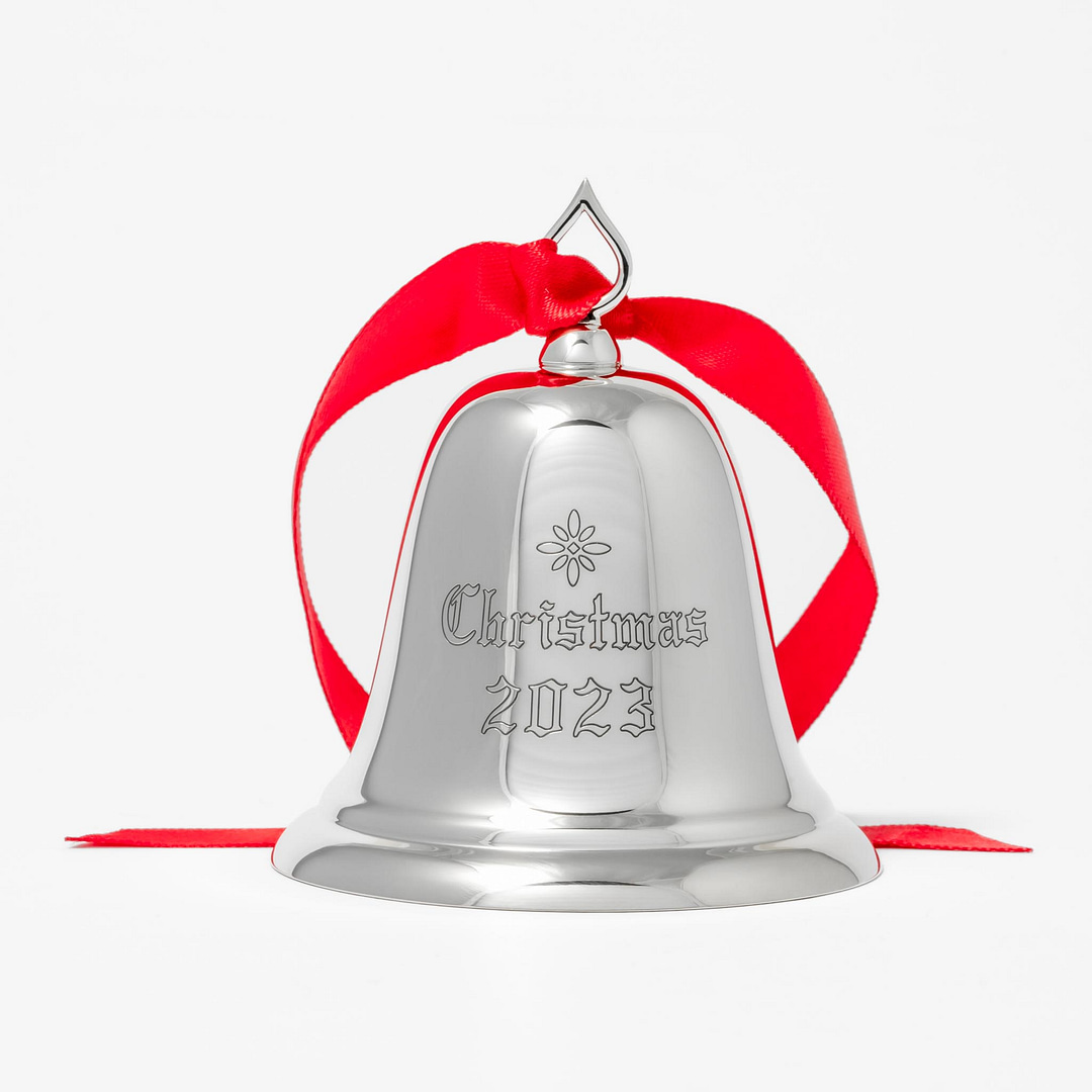 2023 39th Annual Sterling Silver Christmas Bell Ornament