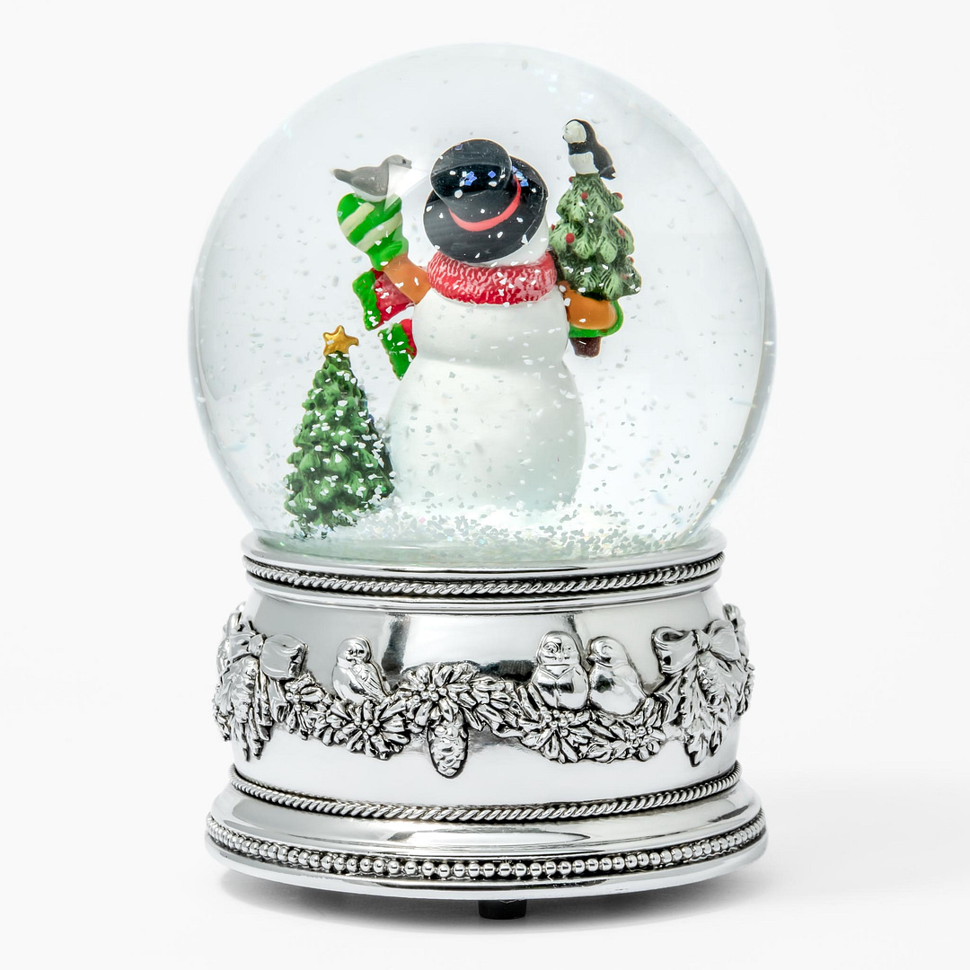 Snowman Musical Snow Globe — Shreve, Crump & Low