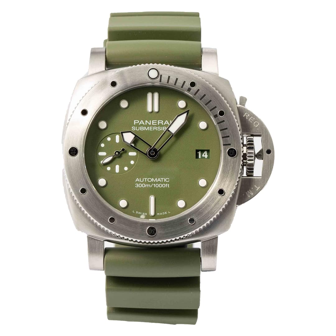 panerai verde militare
