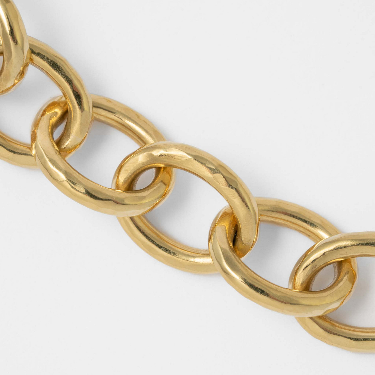 Classic Yellow Gold Oval Link Necklace — Shreve, Crump & Low
