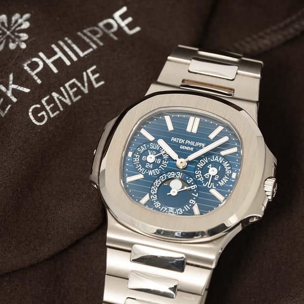 Patek Philippe Nautilus Perpetual Automatic Blue Dial Men's Watch  5740/1G-001