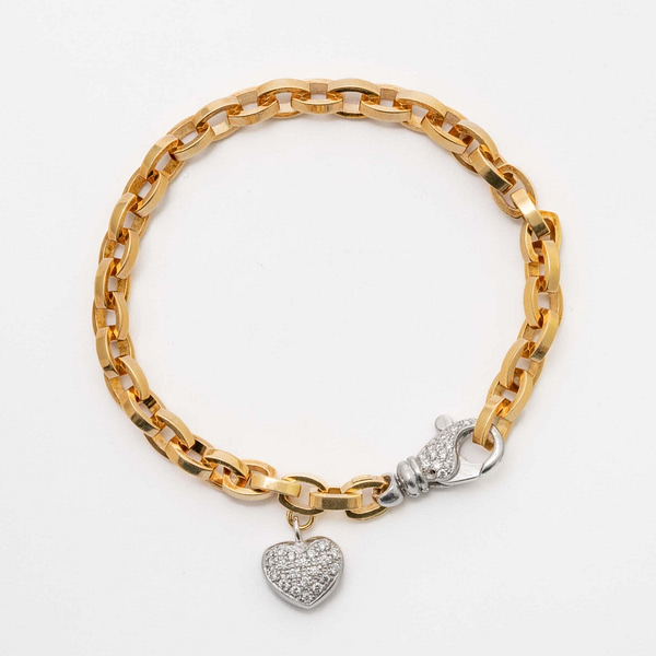 Gold and Silver Charm Bracelet made by Rebecca Myers Design — Rebecca Myers  Design