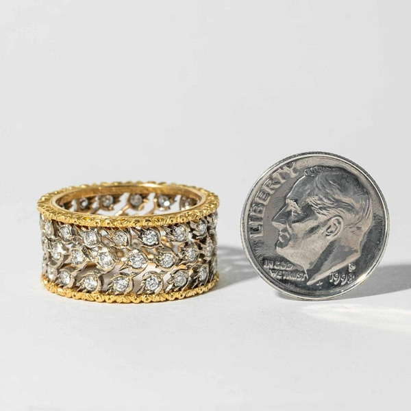 Buccellati Macri Eternelle Yellow Gold Classica Ring - Alta – de Boulle  Diamond & Jewelry