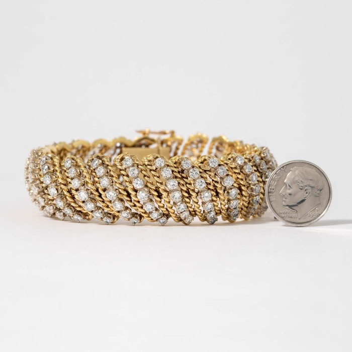 Reina 14K Bracelet - 14k yellow gold / red