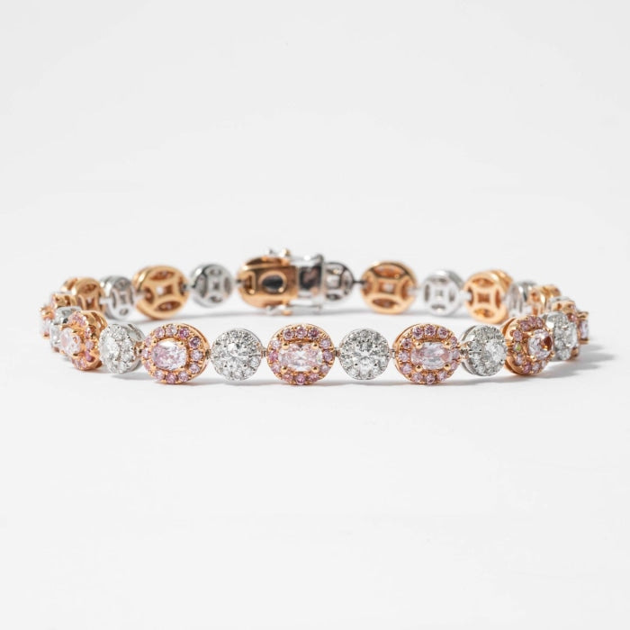 FRED LEIGHTON Collection 18-karat rose gold diamond bangle