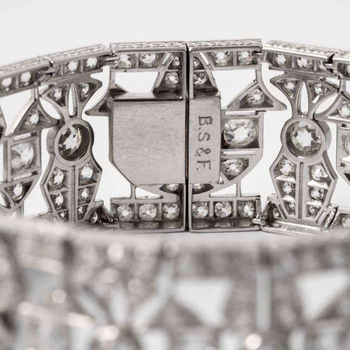 Art Deco Tiffany & Co Diamond Bracelet - Ruby Lane