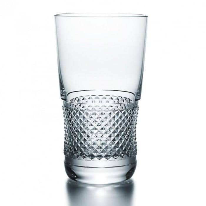 Cut Crystal Whiskey Glass Tumbler Baccarat Sapphire Blue at