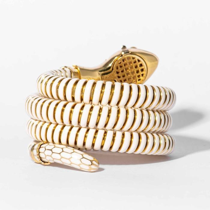 Van Cleef & Arpels Enamel Snake Bangle