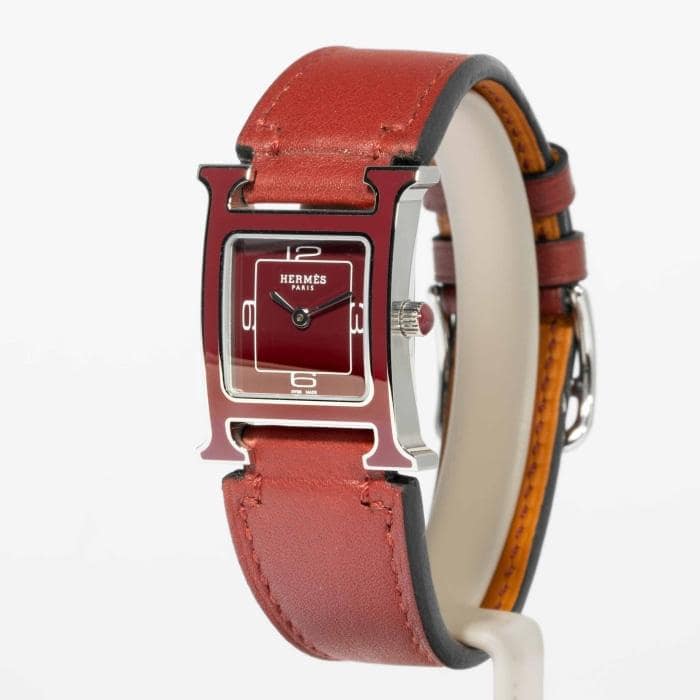 hermes red watch