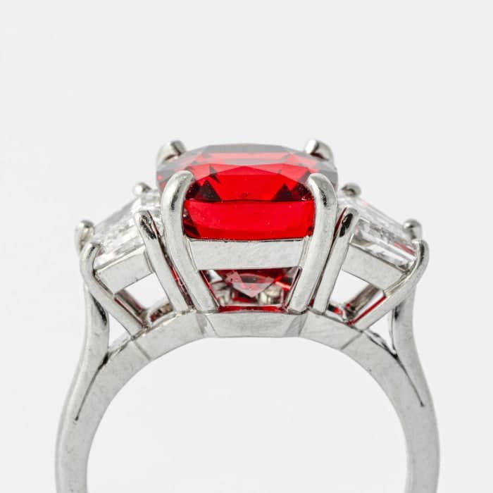 Casual rings in stock hatimaye!!! Round cut 3.5 ct Rose garnet on