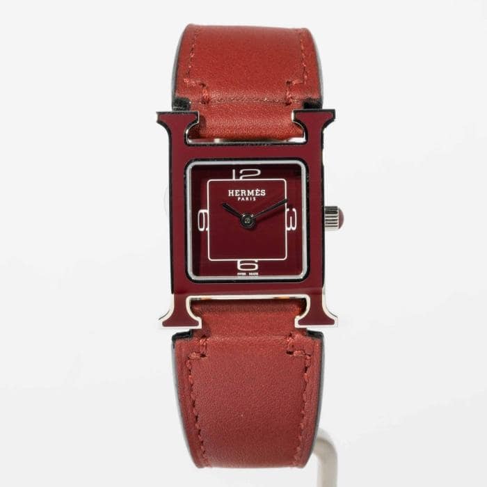 hermes red watch