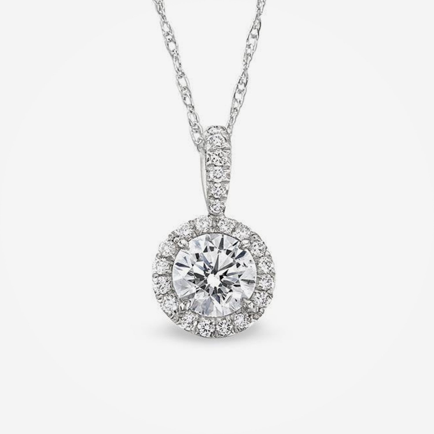 LV Diamonds Double Pendant, Round Brilliant cut - Jewelry