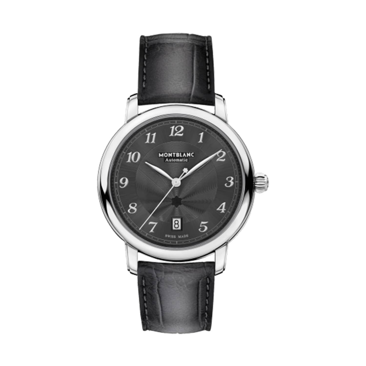 Montblanc Star Legacy Stainless 39mm Steel/Leather Strap (118517 ...