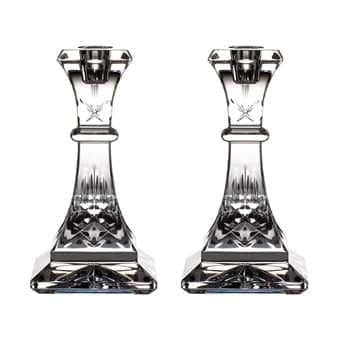 Lismore 6" Candlesticks, Set of 2 — Shreve, Crump & Low