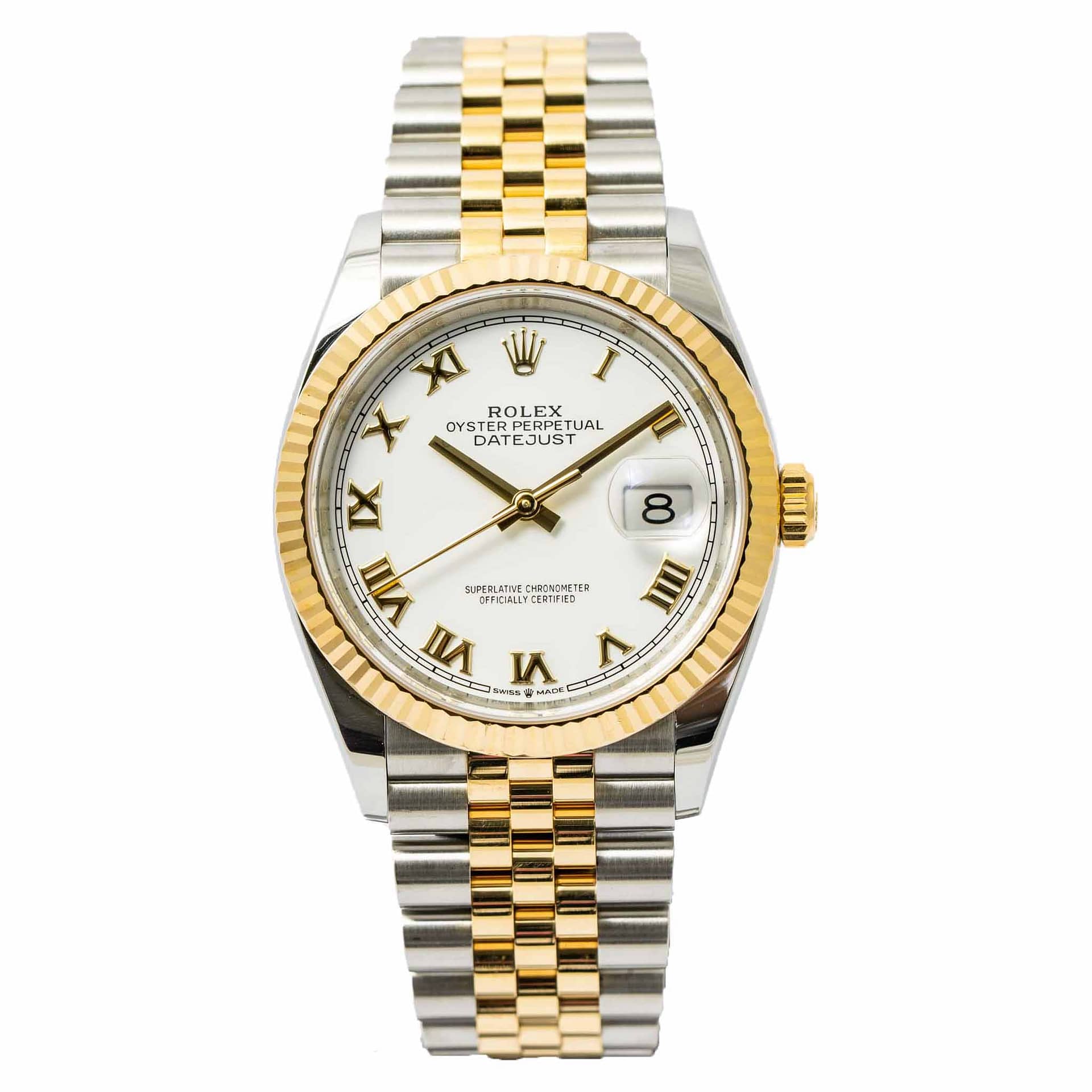 Rolex Datejust 36mm Stainless Steel and Yellow Gold