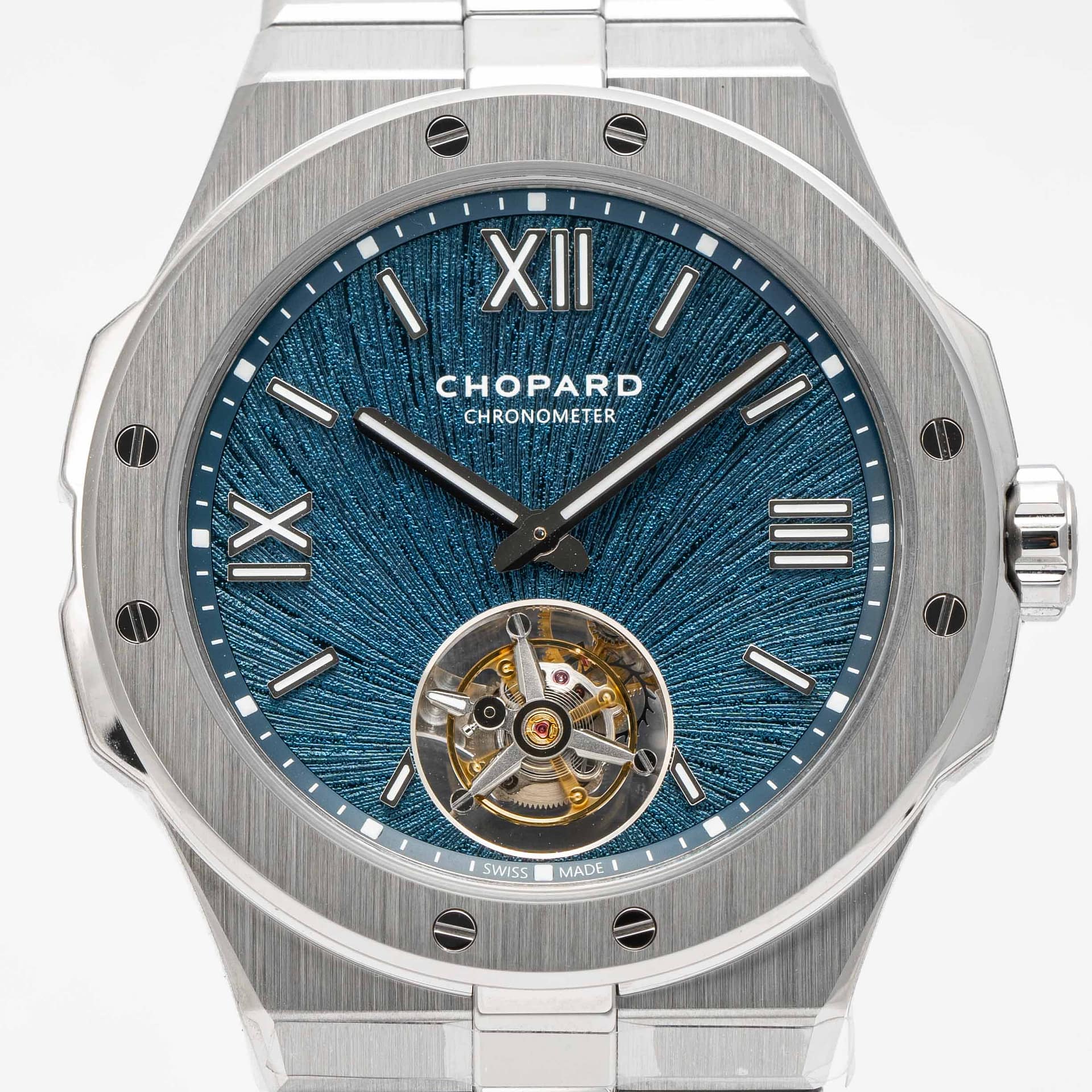 Chopard Alpine Eagle 41mm Blue Dial Watch 298600-3001 for $11,000 • Black  Tag Watches