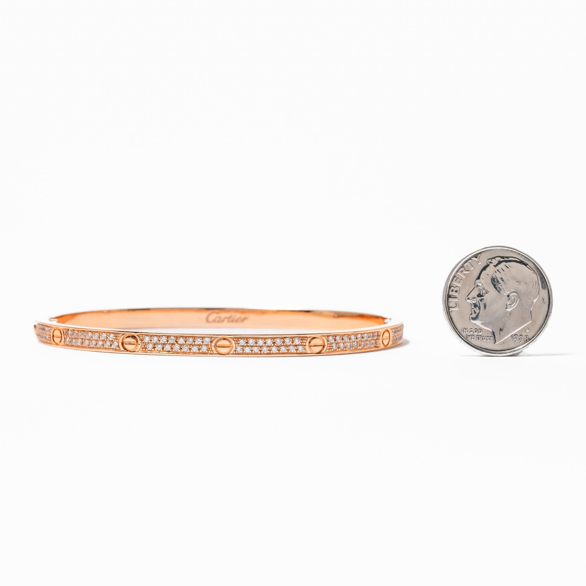 CARTIER LOVE small 18ct rose-gold bracelet